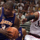 (From l.) Shaq, Allen Iverson